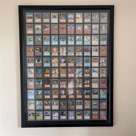single trading card frame.